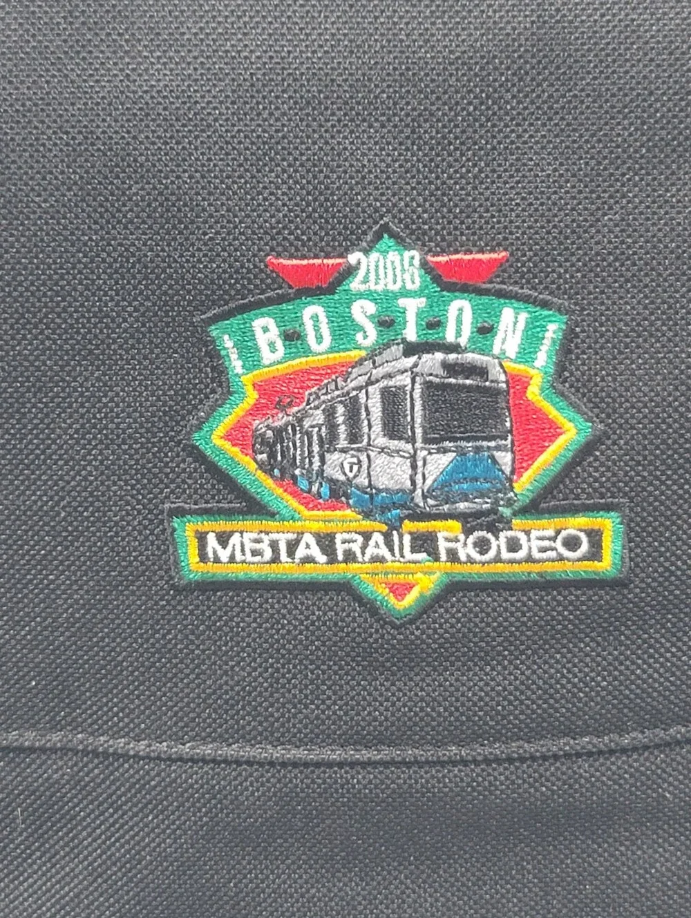 Extremely RARE Vintage 2008 MBTA Rail Rodeo Nylon Soft Shell Brief Laptop Case